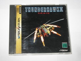 Thunderhawk II 2 Sega Saturn Japan import +obi US Seller