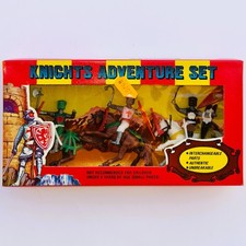 TIMPO Knights Adventure Set Vintage Figuren zerlegbar Ritter Mittelalter