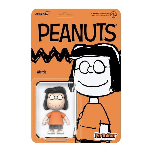 Super7 Peanuts Reaction Figures Wave 09 - Marcie Action Figure-image