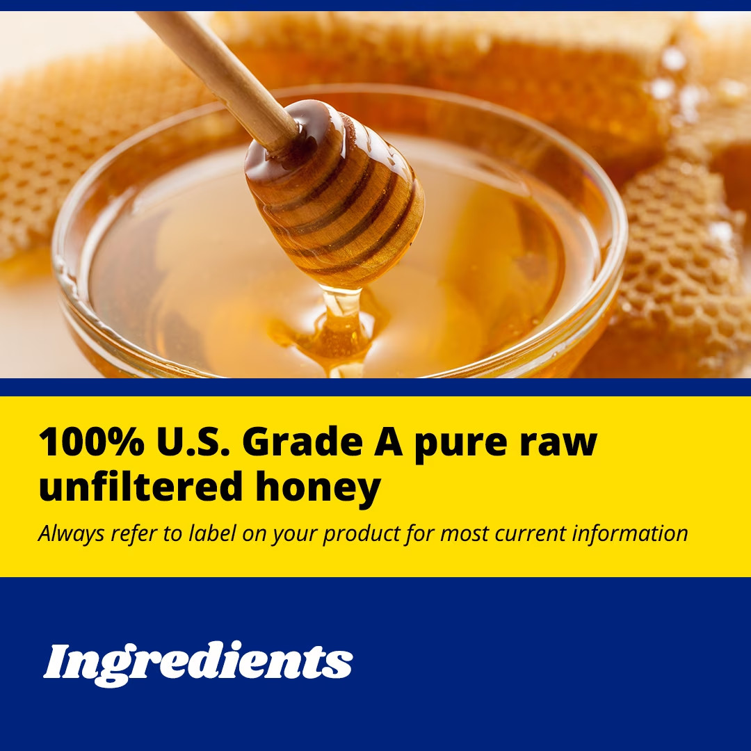 Fischers Honey, 24oz Raw and Unfiltered, Premium, Pure, Squeeze Bottle New