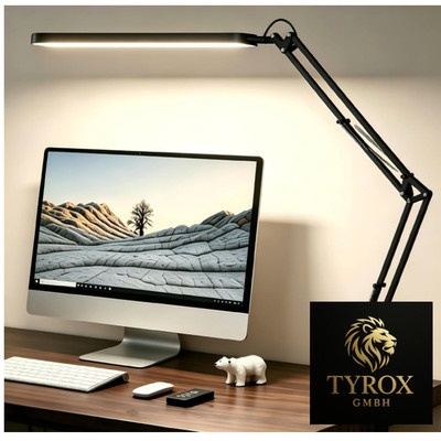 SKYLEO LED Desk Lamp   Desk Lamp Clampable 1300 LM   5 Colour Modes x 11