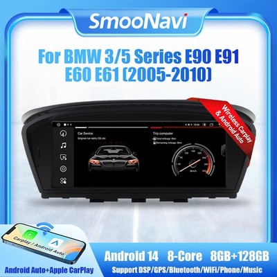 8.8'' Android 14 128GB Autoradio DAB für BMW 3/5 Series 60 E61 E90 E91 2005-2012