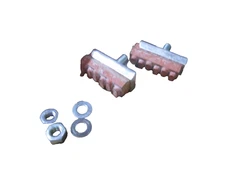 NOS Vintage Schwinn Stingray Weinmann 6 Bump Front Brake Pad Set with Bolts Pair