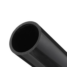 PVC Rigid Round Pipe 63.8mm ID 75mm OD 350mm Dark Grey High Impact for Sleeve