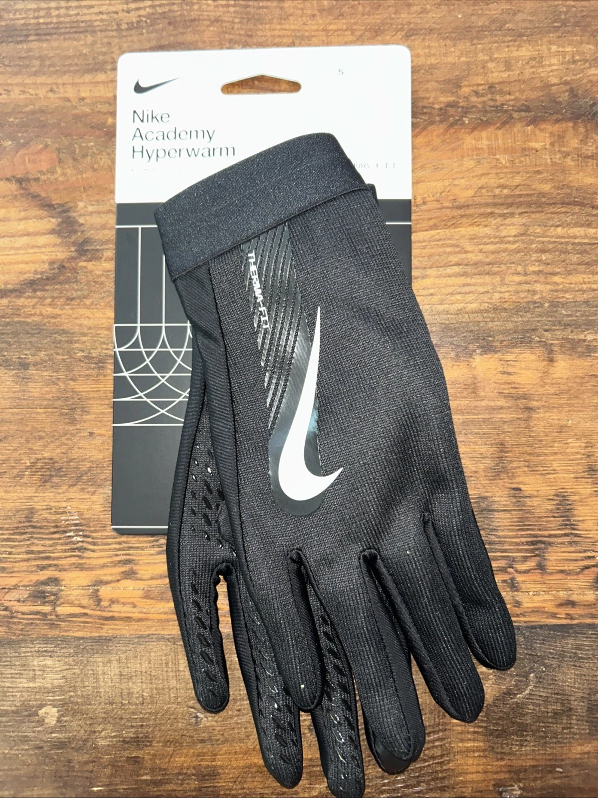 Nike Academy Therma Gloves Unisex Casual Gloves Training S Small DQ6071-010
