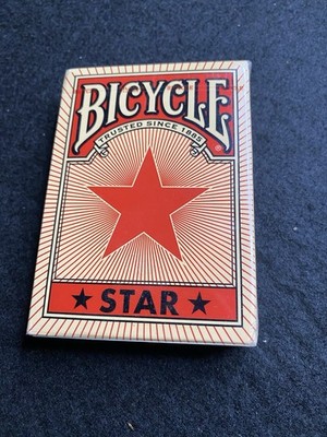 Bicycle Star Playing Cards Sealed Deck USPCC 2011 Red Collector Poker Size