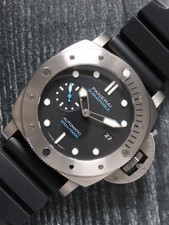 41249: Panerai Luminor Submersible 1950, Titanium, PAM01305, 2022 Full Set