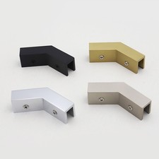 Brass 135 Degree Glass Clamp for Secure Installation of Shower Door Glass