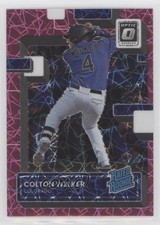 2022 Donruss Optic Rated Rookie Pink Velocity Prizm /249 Colton Welker #56 0t25