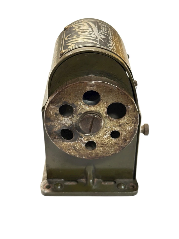 Антикварная точилка для карандашей 1920-х годов «Wizard», автоматическая заточка карандашей Co, Чикаго - Изображение 3 из 4