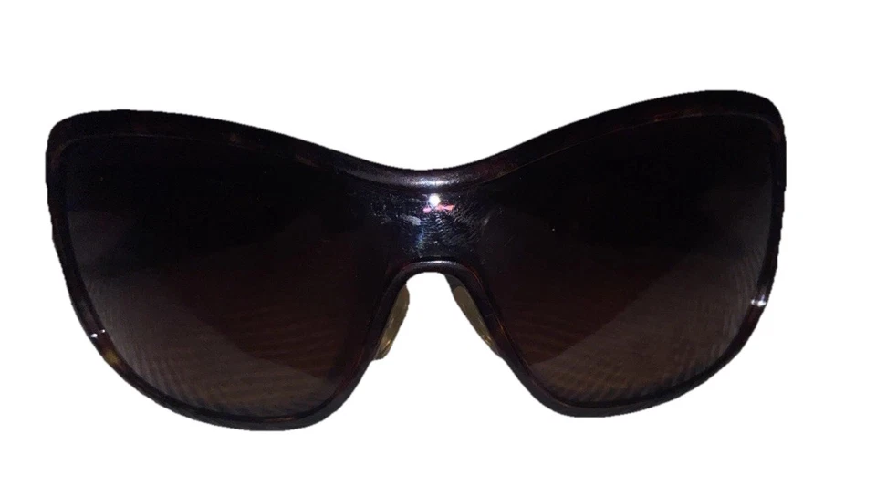 Gafas de sol Angel vintage mujeres tortuga moda diseñador gafas de sol marrón usadas Foto 2 de 4