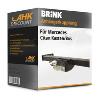 für Mercedes Citan Kasten/Bus 10.2012-08.2021 Brink AnhäNgekupplung Starr AHK