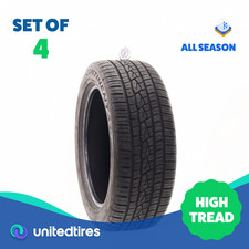 Set Of 4 Used 23550zr18 Continental Controlcontact Sport Srs Plus - 8-9.532 Set Of 4 Used 23550zr18 Continental Controlcontact Sport Srs Plus - 8-9.532