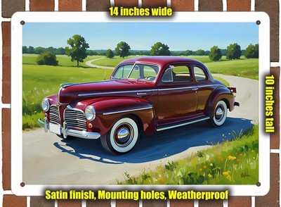 Metal Sign - 1941 Mercury 1 Oil Painting - 14x10