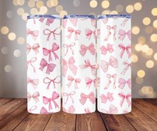 Pink Bow Tumbler