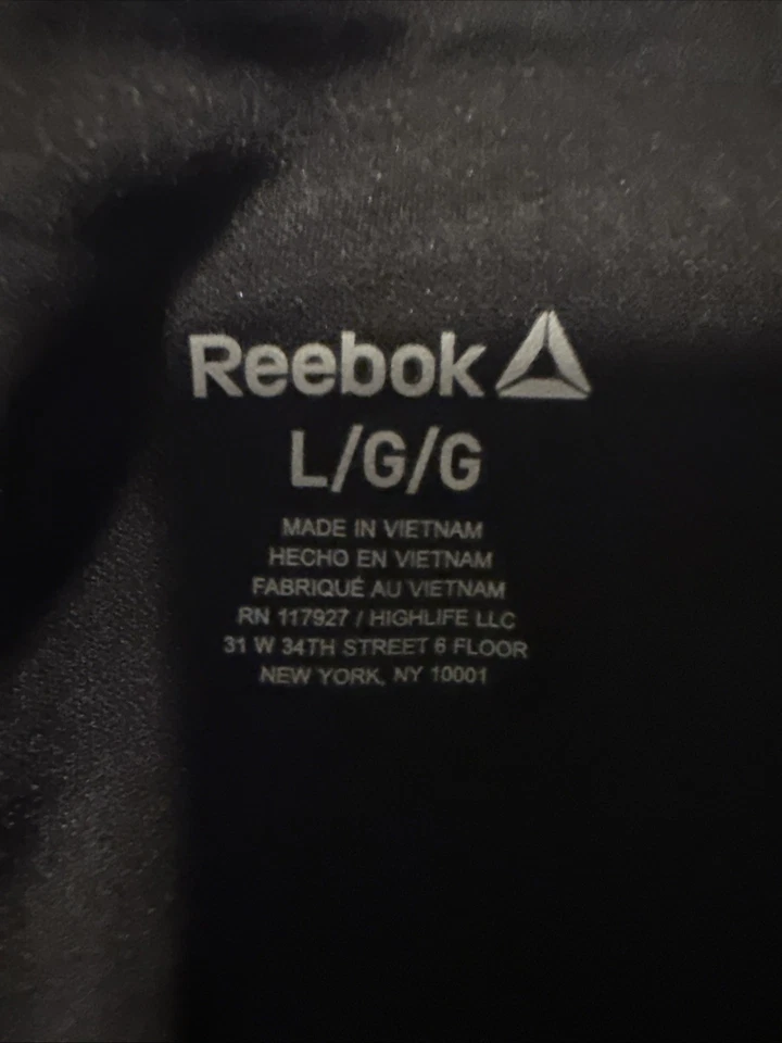 Womens Black Pull Over Reebok Sports Bra Size Large - Image 3 of 4