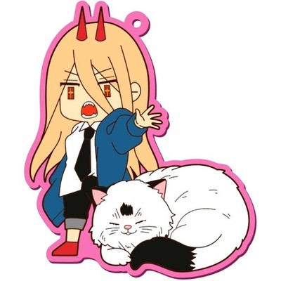 04 Power & Meowy Deka Gummiband Kettensäge Mann Japan U417