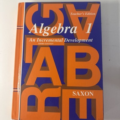 Saxon Algebra 1, TEACHERS EDITION (3rd edition)