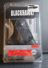 Blackhawk Black Leather Holster Inside the Pants | Right 34 | 420434BK-R