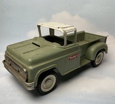 VINTAGE 1950  S 1960'S PRESSED STEEL BUDDY L SIDE STEP PICK UP TRUCK MINT GREEN