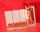 Bather Nude Female - Outdoor Shower Black Hair Model Figure by Noch?- HO — photo 1