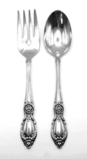 Oneida Stainless PLANTATION Meat Serving Fork and Tablespoon Community Flatware