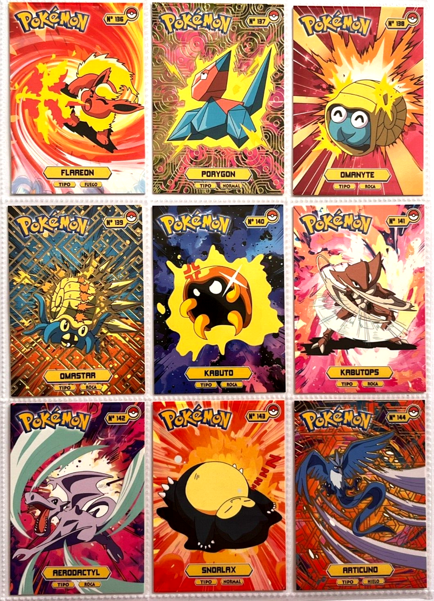 2025 POKEMON ATTACK CARDS TOP - Full Set 151/151 Peru Kanto Zapdos