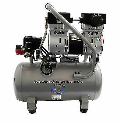 California Air Tools 4710SQ Quiet Flow 1.0 Hp, 4.7 Gal. Steel Tank Air