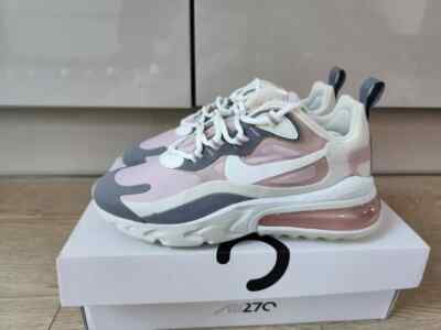 Nike Air Max 270 React Plum Chalk White Damen Sneaker Schuhe Gr. UK 2,5