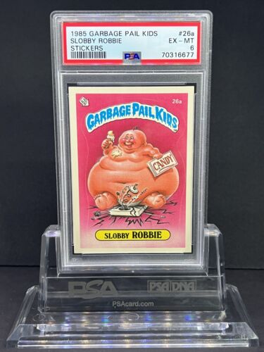 GARBAGE PAIL KIDS 1985 1st Series #26a Slobby ROBBIE OS1 PSA 6 EX-MT 🔥GPK🔥 - Picture 1 of 3