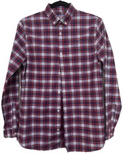 Vineyard Vines On The Go Performance Youth XL 18 Check Long Sleeve Shirt