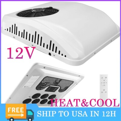12VDC 12000 BTU RV Rooftop Air Conditioner AC Truck Air Conditioner Cool&Heat