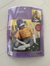 Leisure Arts BUDDY Sock Monkey Kit 21 Stuffed Animal Toy Craft 46257 Sealed