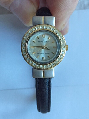 Lady's Anne Klein Wrist Watch, Water Resistant to 100 Feet, Quartz, Working 