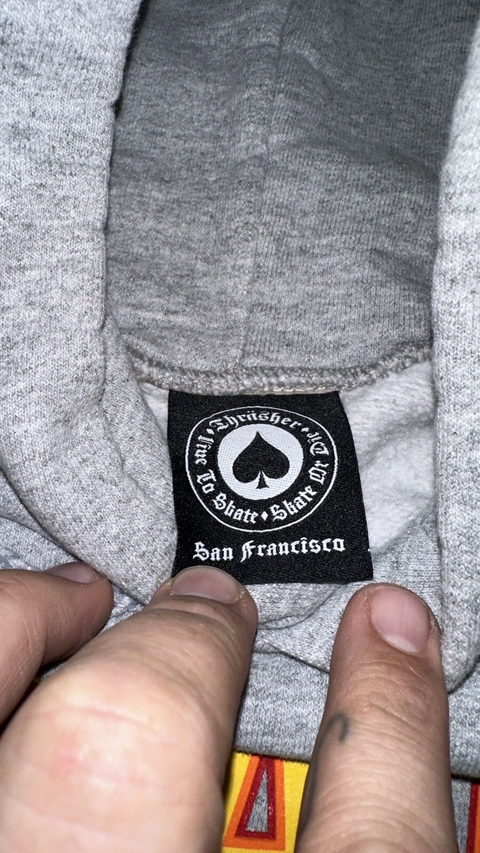 THEREDTHREAD TR34138 S Print Sweat2 グレー THEREDTHREAD / ザレッドスレッド】S print sweat2 toys