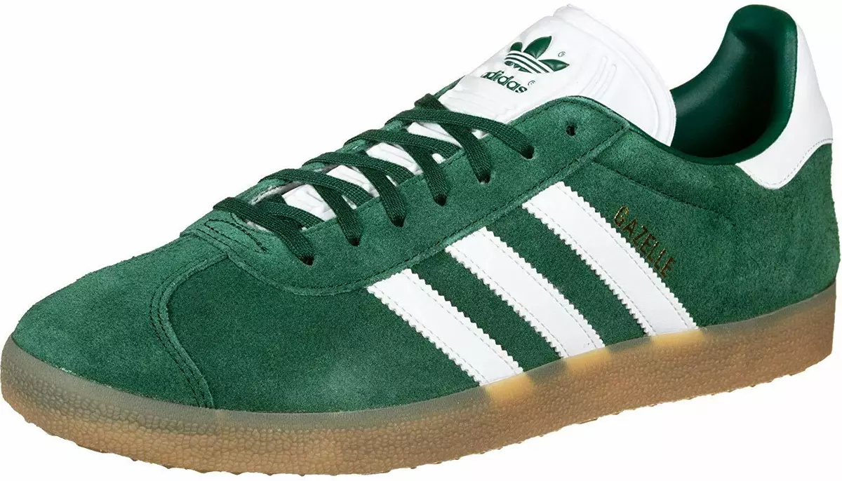 adidas Originals GAZELLE Green Suede White GOLD GUM DA8872 | eBay