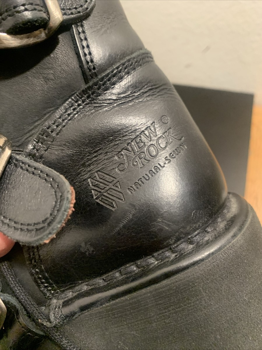 靴 new rock planet New Rock Planet Leather Boots With Springs Goth Emo Punk