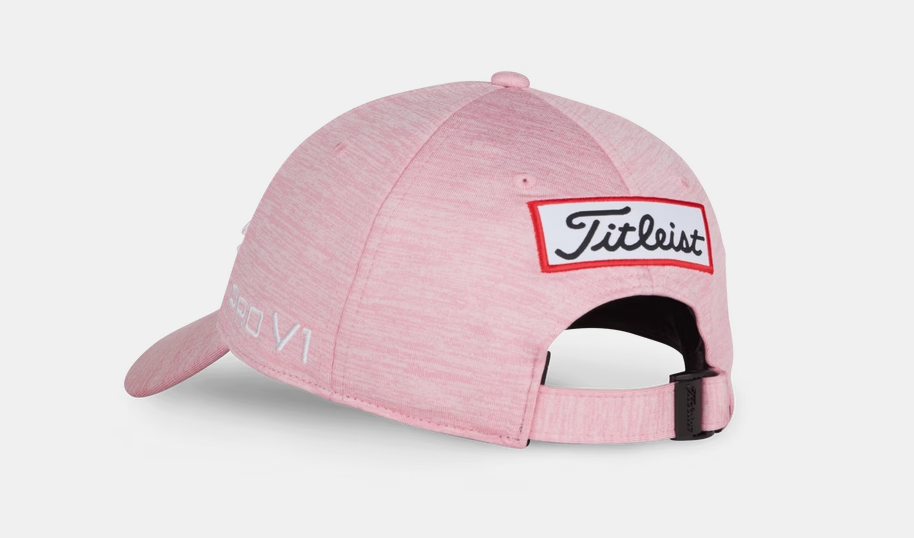 New Titleist Women's Golf Tour Performance Pink Out Tour Space Dye