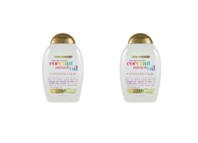 2-Pack OGX Extra Strength Damage Remedy Coconut Miracle Oil Shampoo Conditioner