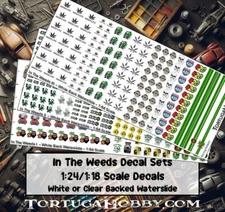 In The Weeds Decals - Waterslide - 1:24 Scale/1:18 Scale - Decal Sets