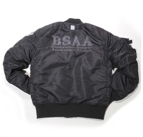 CAPCOM Original Resident Evil BIOHAZARD MA-1 BSAA Flight jacket  SIZE M image 2