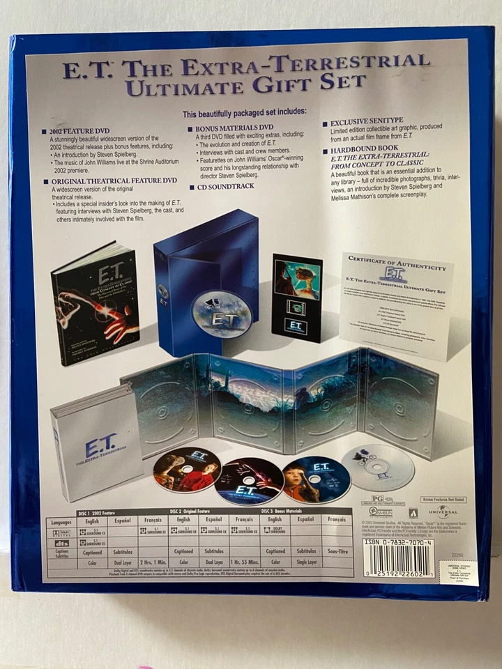 E.T. The Extra-Terrestrial Ultimate Gift Set Region 1 DVD 1982 - Image 2 of 4