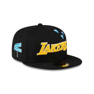 New Era Ben Baller X Los Angeles Lakers Black 59FIFTY Fitted Hat Black 7 1/2