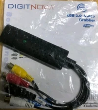 DIGITNOW -Video Capture Card Device, USB2.0 Adapter Audio Grabber VHS VCR TV 
