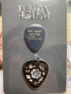BTS SUGA AgustD TOUR D-DAY Guitar Pick Set Official Limited New
