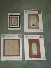 NEW LAVENDER WINGS CROSS STITCH CHART PACK - YOU CHOOSE: AUTUMN'S TWILIGHT +