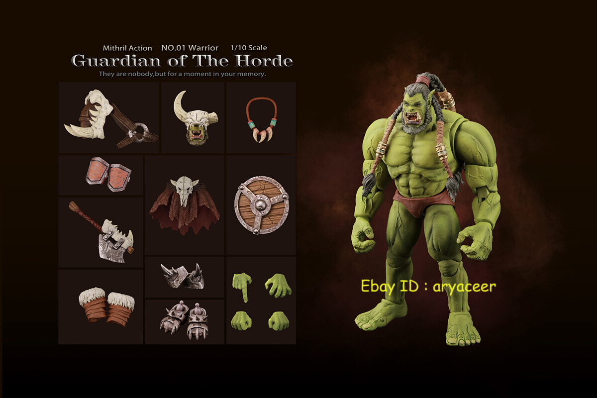 Mithril Action ガーディアンオブザホード 1/10 可動フィギュア Mithril Action NO.1 Warrior 1/10 Guardian of The Horde Action
