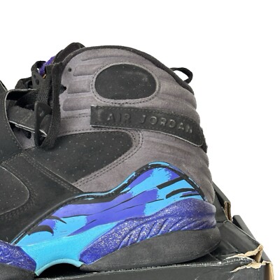 air jordan retro 8 black purple aqua