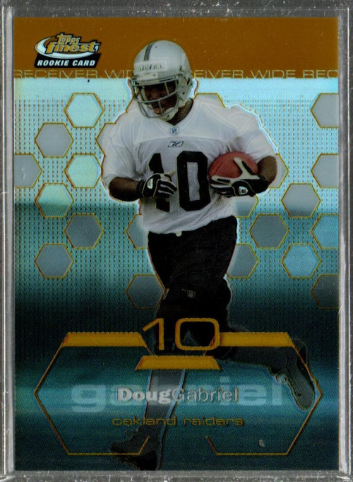 2003 Finest Gold Refractors #65 Doug Gabriel /50