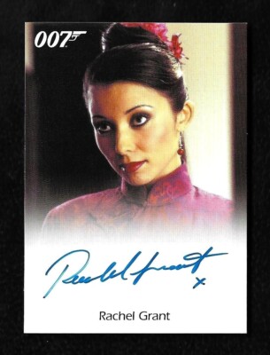 2015 James Bond Archives Autograph Rachel Grant as Peaceful Fountains of Desire